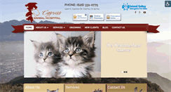 Desktop Screenshot of cypressvets.com